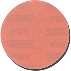 HOOKIT RED ABRASIVE DISCS 6" P320A 50/BX
